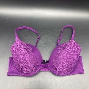 Victoria's Secret Purple Lace Underwire Bra